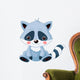Fun zoo. Raccoon Wall Decal