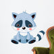 Fun zoo. Raccoon Wall Decal