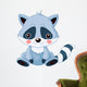Fun zoo. Raccoon Wall Decal