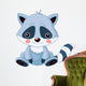 Fun zoo. Raccoon Wall Decal