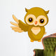 Fun zoo. Owl Wall Decal