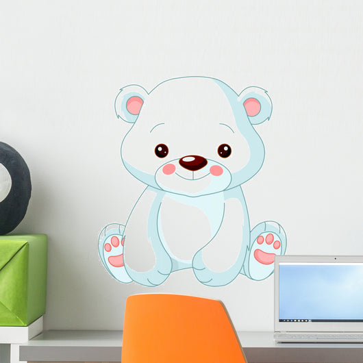 Fun zoo. Polar Bear Wall Decal