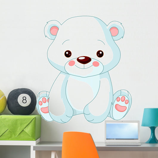 Fun zoo. Polar Bear Wall Decal