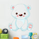 Fun zoo. Polar Bear Wall Decal