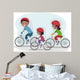 Family Biking Together