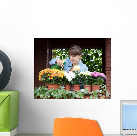 Gardener Caring for Plants