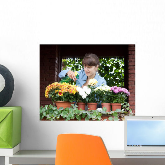 Gardener Caring for Plants