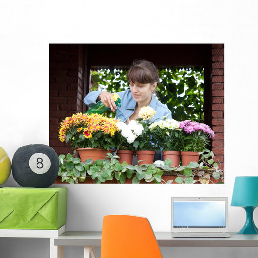 Gardener Caring for Plants