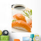salmon sushi Wall Mural