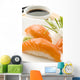salmon sushi Wall Mural