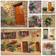 Collage Flowery Doorways to