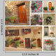 Collage Flowery Doorways to