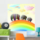 Elephants Wall Mural