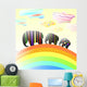 Elephants Wall Mural