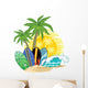 Palm Trees and Surfboards