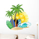 Palm Trees and Surfboards