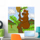 Braunbar Bei Der Honigsuche Wall Mural