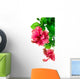 Hibiscus Flower White Wall Decal