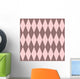 Seamless Argyle Pattern Wall Decal