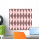 Seamless Argyle Pattern Wall Decal