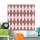 Seamless Argyle Pattern Wall Decal