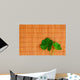Plant over a Bamboo Matt Wall Mural