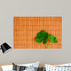 Plant over a Bamboo Matt Wall Mural