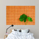 Plant over a Bamboo Matt Wall Mural
