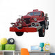 Antique Fire Truck Wall Decal