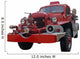 Antique Fire Truck Wall Decal