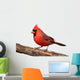 Cardinal Stump Wall Decal