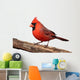 Cardinal Stump Wall Decal