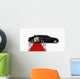 black limo and red carpet Wall Decal