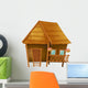 Cartoon hut Wall Decal