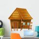 Cartoon hut Wall Decal
