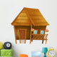 Cartoon hut Wall Decal