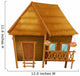 Cartoon hut Wall Decal