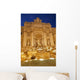 Rome-trevi Fountain Evening