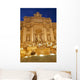 Rome-trevi Fountain Evening