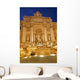 Rome-trevi Fountain Evening