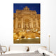Rome-trevi Fountain Evening