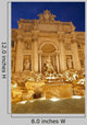 Rome-trevi Fountain Evening