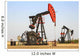 Oil well pump jacks at Bakken Oil Field near Estevan Wall Mural