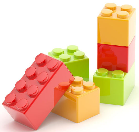 Construction Brick Blocks Wall Decal