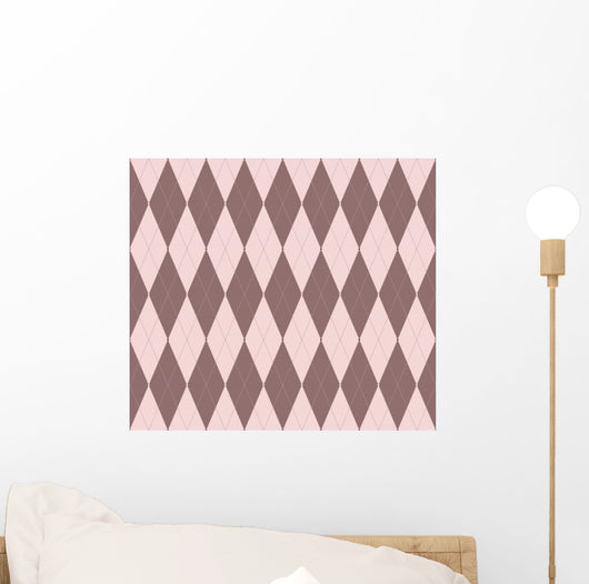 Argyle Seamless Pattern Wall Decal