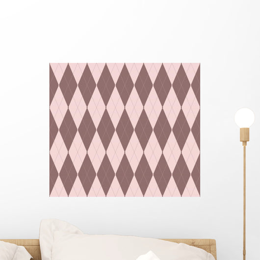Argyle Seamless Pattern Wall Decal