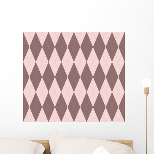 Argyle Seamless Pattern Wall Decal