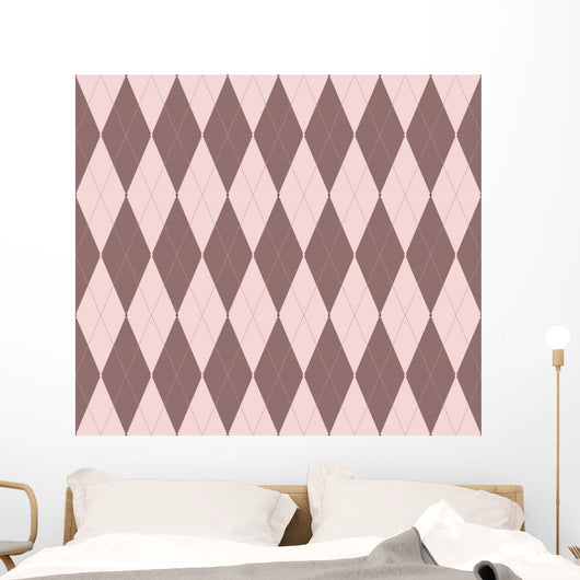 Argyle Seamless Pattern Wall Decal