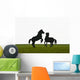 Horses playing Wall Mural