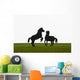 Horses playing Wall Mural